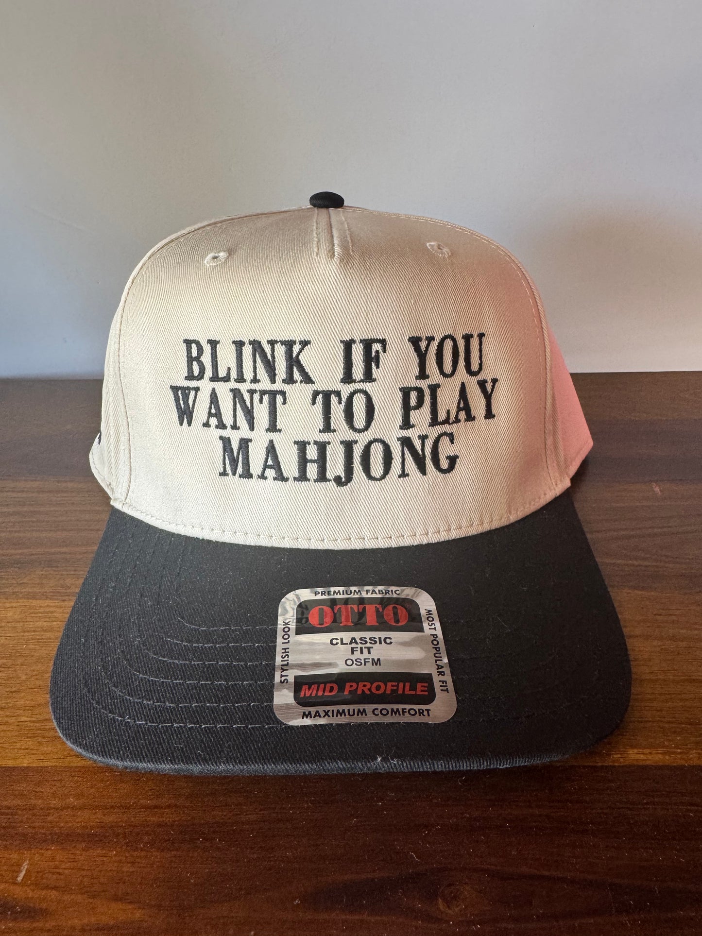 "Blink If You Want to Mahjong" Trucker Hat