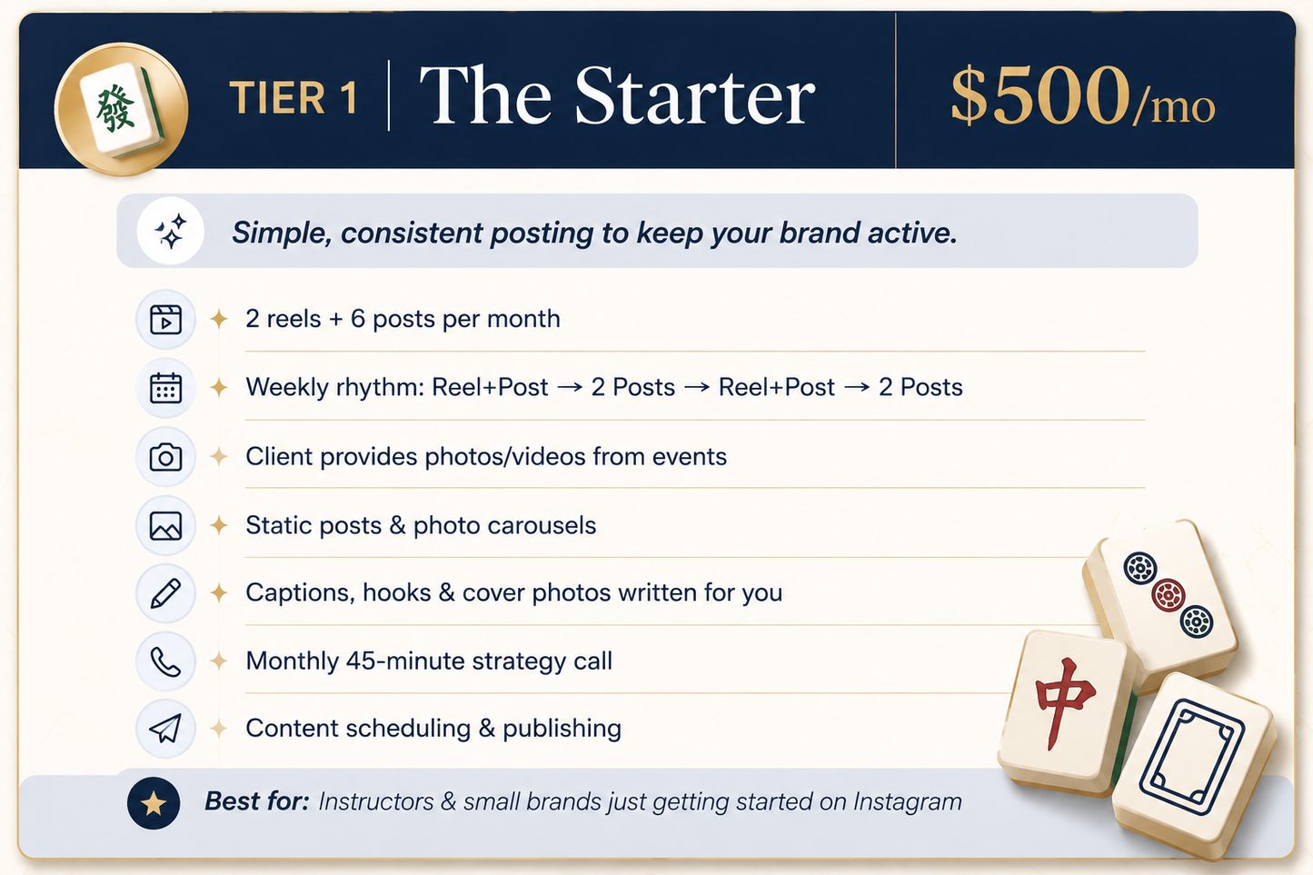 The Starter (3 Month Commitment)