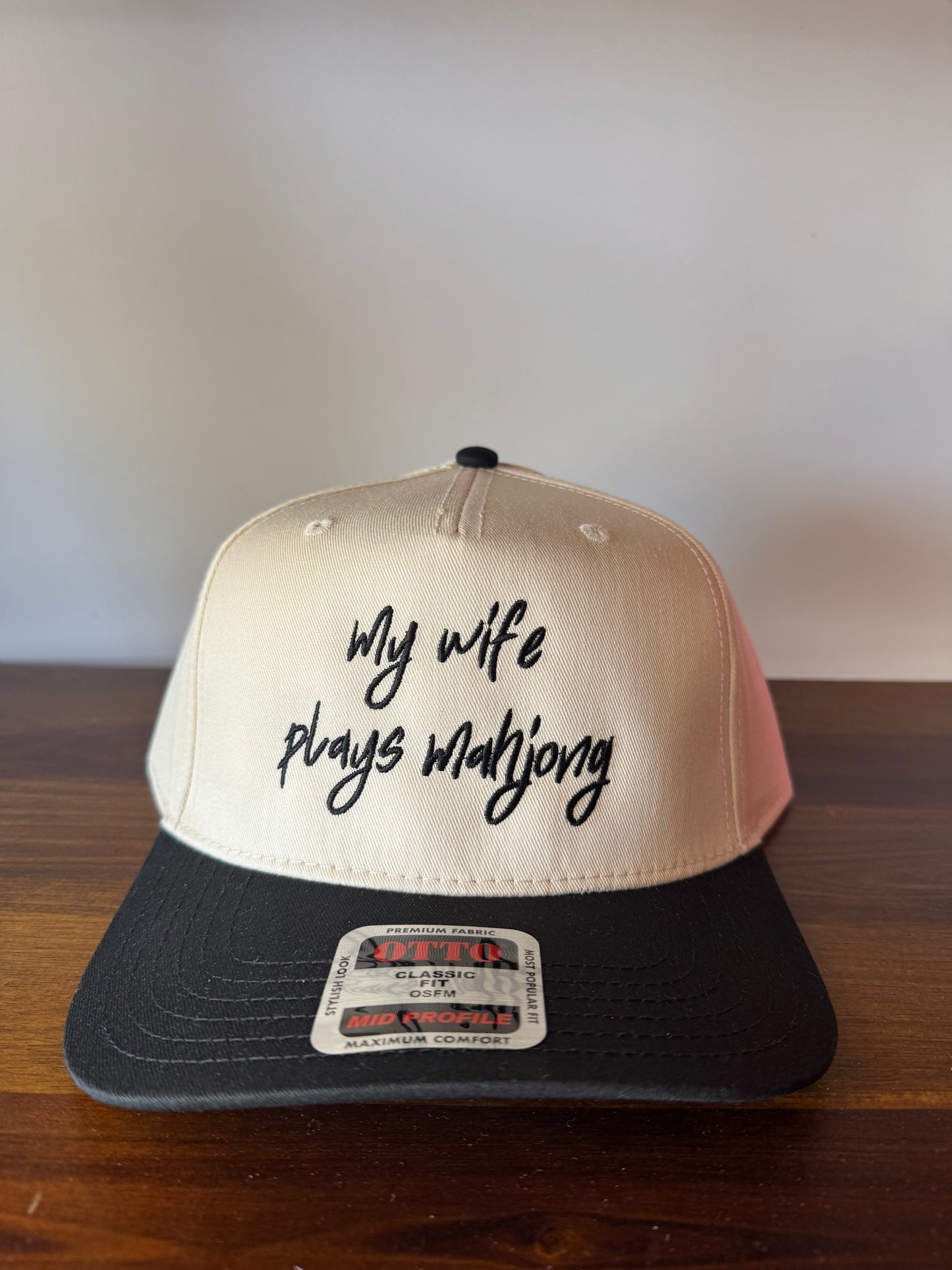 "My Wife Plays Mahjong" Trucker Hat