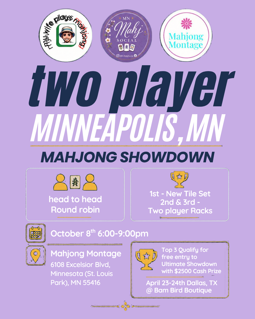 Two Player Showdown – Minneapolis, MN