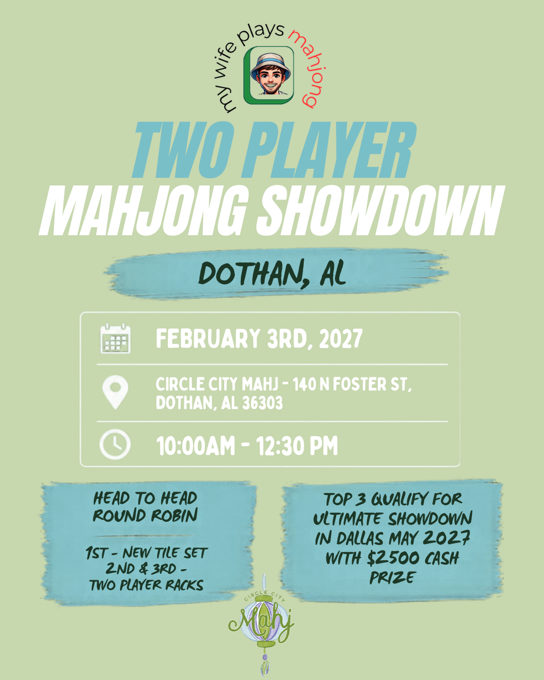 Two Player Showdown February 3rd, Dothan AL